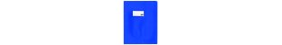 L.10 Protège-cahiers 24X32 Bleu Opaque