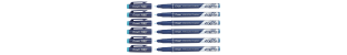 B.12 Feutres d'écriture Frixion Fineliner - pointe moyenne turquoise