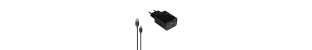 Chargeur secteur USB + câble micro-USB