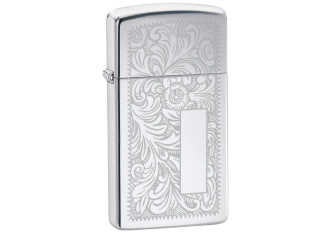 Briquet Zippo Slim Venetian Chrome