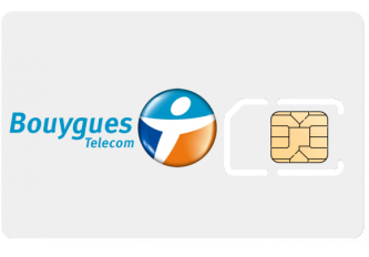 Lot de 4 (+1 offerte) cartes SIM Bouygues Telecom