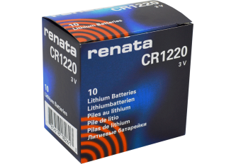 Boite de 10 piles Renata lithium 1220