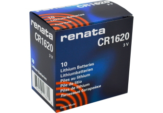 Boite de 10 piles Renata lithium 1620