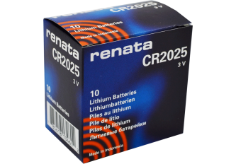 Boite de 10 piles Renata lithium 2025