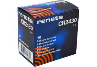 Boite de 10 piles Renata lithium 2430