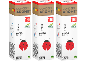 3x10ML FRAISE 16MG