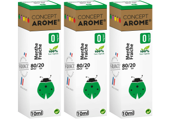 3x10ML MENTHE FRAICHE 0MG