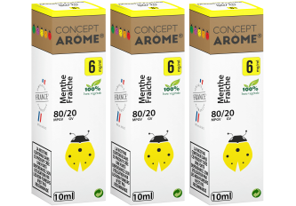 3x10ML MENTHE FRAICHE 6MG