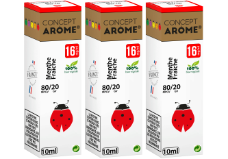 3x10ML MENTHE FRAICHE 16MG