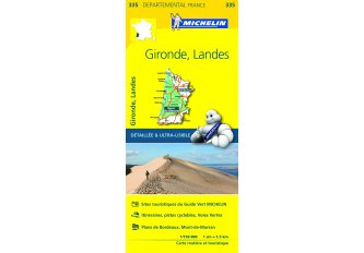 Carte départementale n° 335 - Gironde & Landes | Michelin