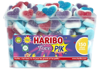 Tubo 150 Haribo Love Pik
