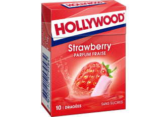 B.20 Etuis Strawberry sans sucre Hollywood