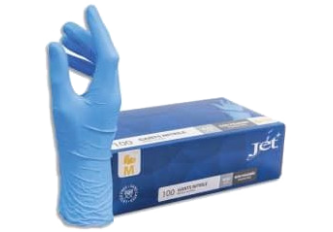 B.100 gants nitrile bleu standard