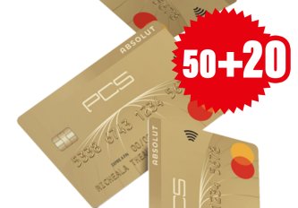 PROMO 50+20 PCS Mastercard Absolut
