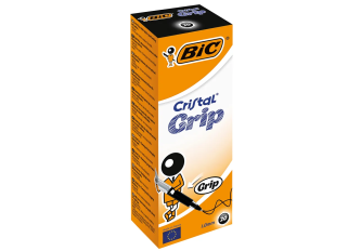 B.20 Stylos BIC Cristal Grip Noir