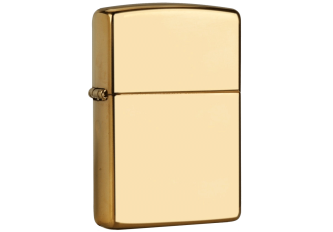 Briquet Zippo High polish brass