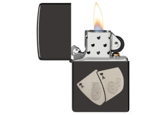 Zippo Laser Black