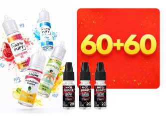 60 Concept Arôme 50ml = 60 Nicoshoots + vitrine