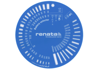 Calibreur piles bouton Renata
