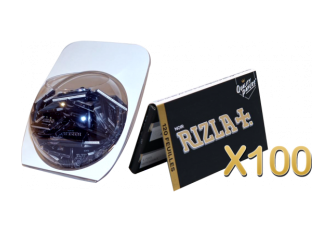 Boule 100 Cahiers black double Rizla+