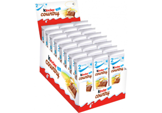 KINDER MAXI Format 2 barres, boîte de 24