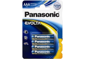 Boite de 12 blisters de 4 piles Panasonic Evolta LR3