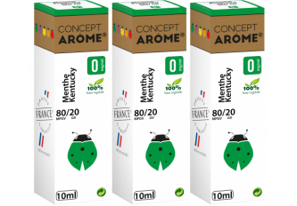 3x10ML MENTHE KENTUCKY 0MG