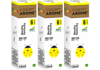 3x10ML MENTHE KENTUCKY 6MG
