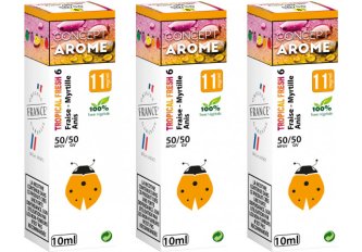 3x10ML TROPICAL FRESH N°6 11MG