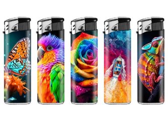 B.50 Briquets Colorful mix