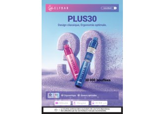 Affiche A4 Elfbar Plus 30