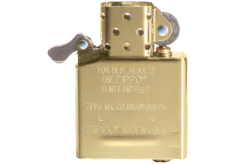 Insert doré  de Remplacement pour Briquet Zippo essence