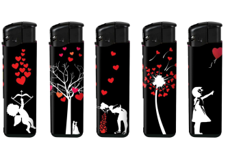 Briquet piezo Love