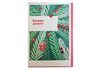 L.6 Carnet Bonne année + enveloppe