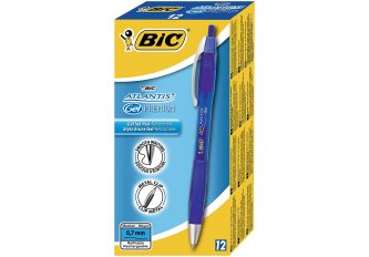 B.12 Stylos à bille Bic Atlantis Bleu