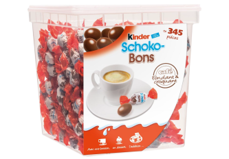 Tubo de 345 Kinder Schokobons