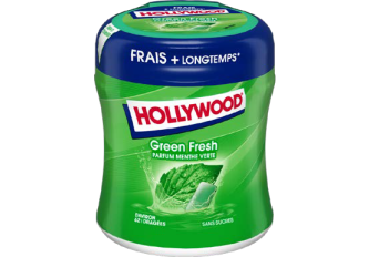 B.6 Bottles Hollywood Chewing gum Menthe Verte