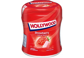 B.6 Bottles Hollywood Chewing gum Fraise