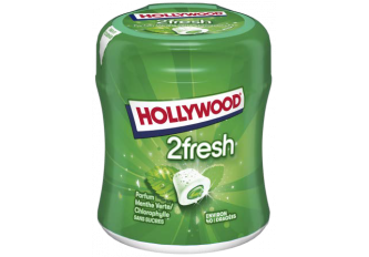 B.6 Bottles Hollywood Chewing gum 2 Fresh Menthe