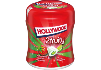 B.6 Bottles Hollywood Chewing gum 2Fruity Fraise Citron