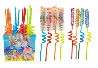 B.20 Pailles Funny Straws Candy