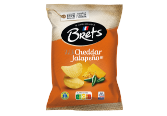 B.10 Sachets 125g Bret's Cheddar jalapeño
