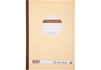 Cahier/registre des commandes