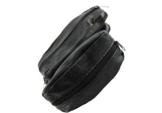 L.12 porte monnaie grain de café agneau noir