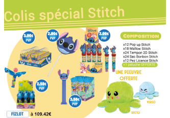 Colis Stitch + pieuvre