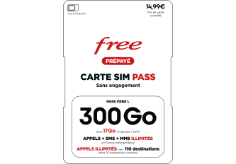 Carte SIM Free L 300Go
