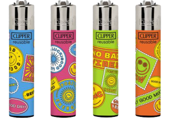 Clipper Large Happy Stamps