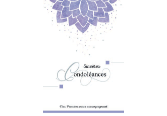 L.6 Carnets  double Condoléances