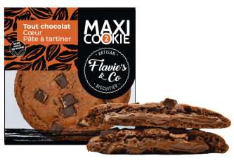 B.14 Cookies Tout chocolat - coeur pâte à tartiner