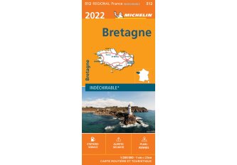 Carte routière de Bretagne